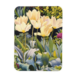 Magnet Flexible Tulipes pâles