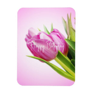 Magnet Flexible Tulipes roses