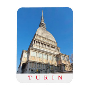 Magnet Flexible Turin Mole Antonelliana vue frigo aimant