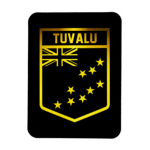 Magnet Flexible Tuvalu Emblem