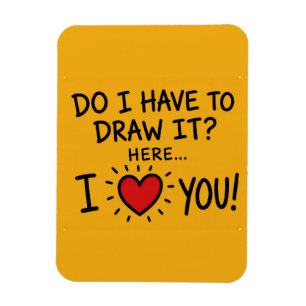 Magnet Flexible Typographie artistique romantique mignonne