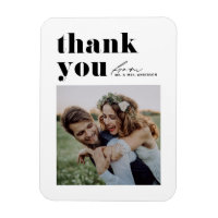 Typographie noir Retro Mariage photo moderne