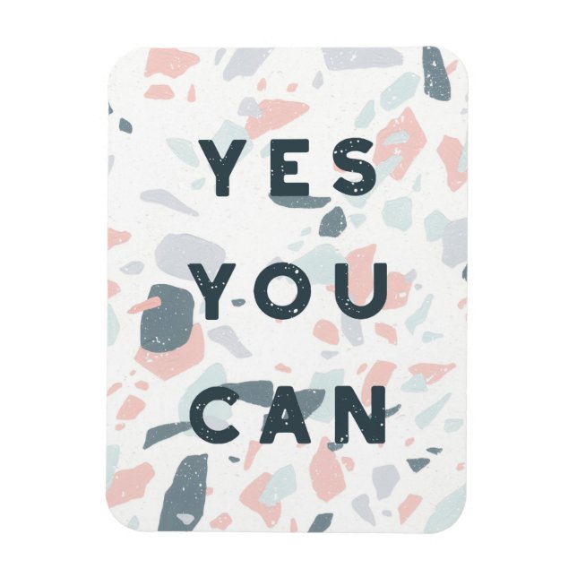 Magnet Flexible Typographie - Oui, vous pouvez (Vertical)