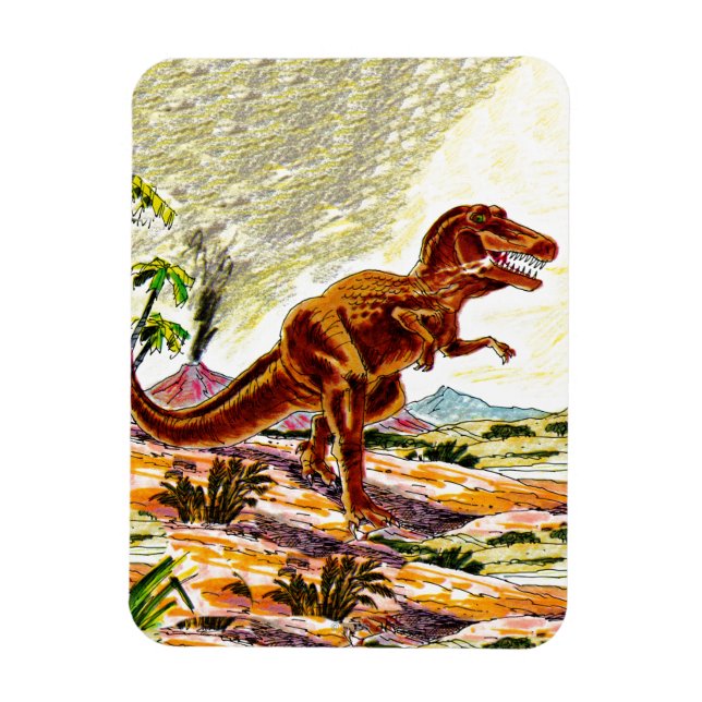 Magnet Flexible Tyrannosaurus Rex Dinosaur (Vertical)