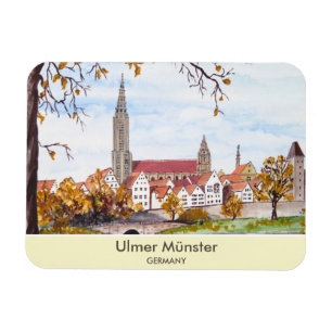 Magnet Flexible Ulm Minster Allemagne Tableau de Farida Greenfield