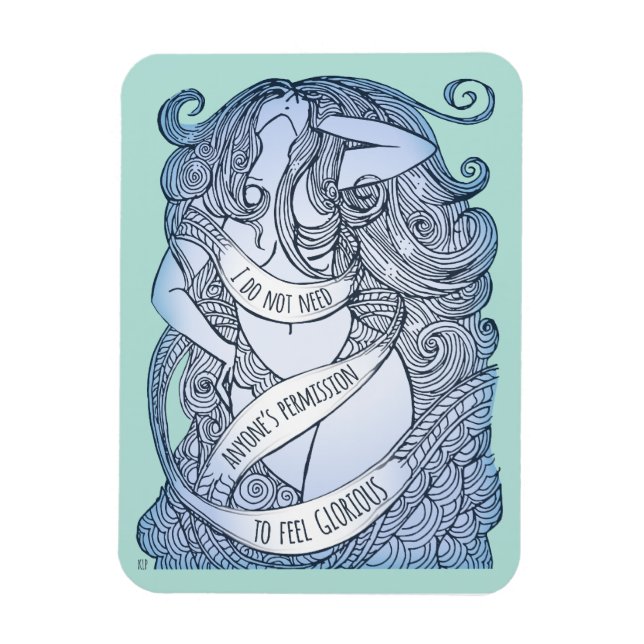 Magnet Flexible Un aimant glorieux dans le paysage marin (Vertical)