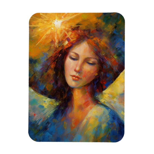 Magnet Flexible Un Angel Coloré Glisse (Vertical)