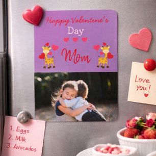 Magnet Flexible Un cadeau pour maman le jour de la Saint Valentin