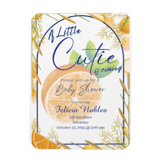 Magnet Flexible Un petit truc : Invitation Baby shower