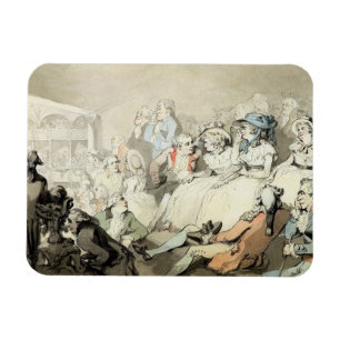 Magnet Flexible Une assistance observant un jeu, c.1785 (a à