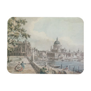 Magnet Flexible Une copie d'une partie d'un dessin par Canaletto,