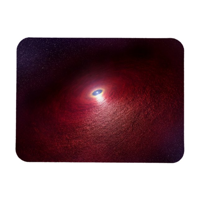Magnet Flexible Une Étoile De Neutron Avec Un Disque De Poussière  (Horizontal)