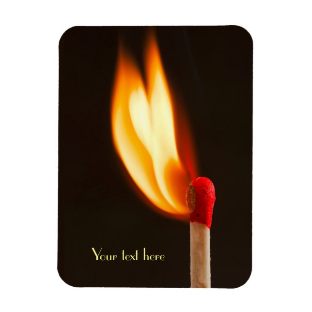 Magnet Flexible Une flamme éblouissante (Vertical)