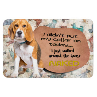 Magnet Flexible Une pensée hilarante de votre Beagle
