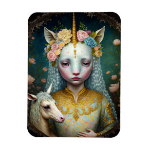 Magnet Flexible Unicorn Femme Imaginaire Art
