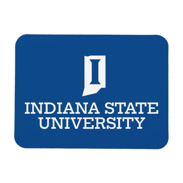 Magnet Flexible Université d'État de l'Indiana (Horizontal)
