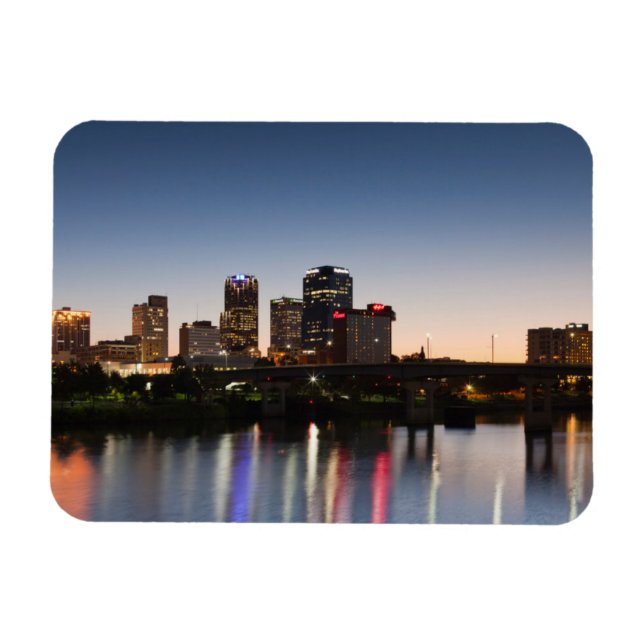 Magnet Flexible USA, Arkansas, Little Rock, City Skyline (Horizontal)