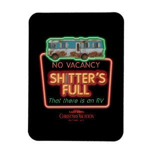 Magnet Flexible Vacances de Noël Sh*tter's Full Neon Sign