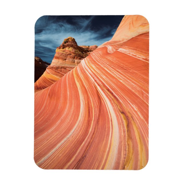 Magnet Flexible vague, falaises vermillon, Arizona (Vertical)
