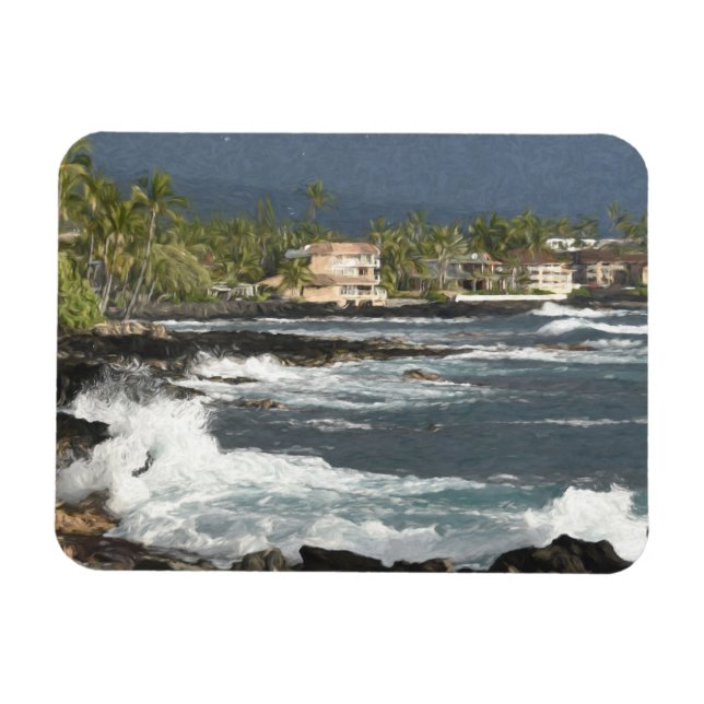 Magnet Flexible Vagues de Kailua-Kona (Horizontal)