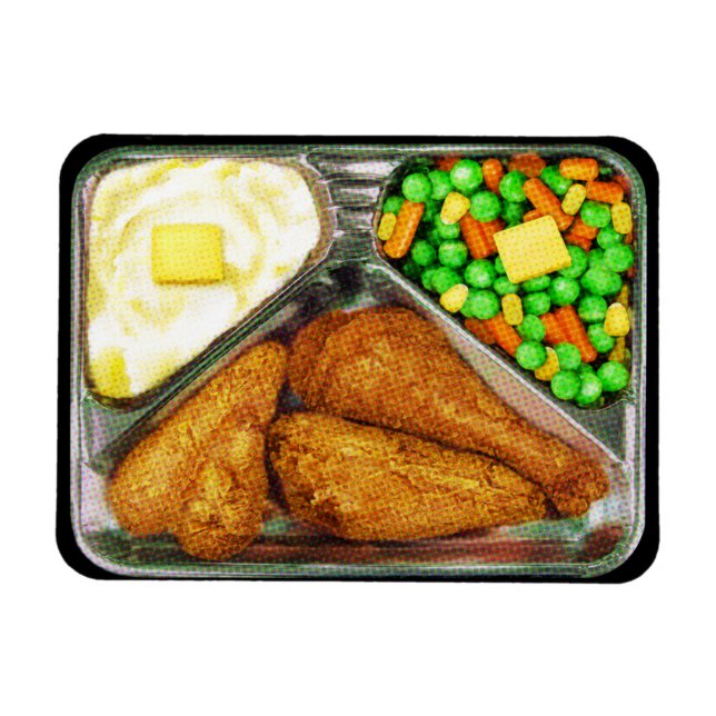 Magnet Flexible Vainqueur du dîner de poulet (Horizontal)