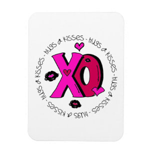 Magnet Flexible Valentine Hugs et baisers