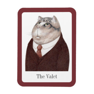 Magnet Flexible VALET CAT 3x4 Aimant flexible + texte
