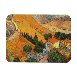 Magnet Flexible Vallée avec laboureur par Vincent van Gogh