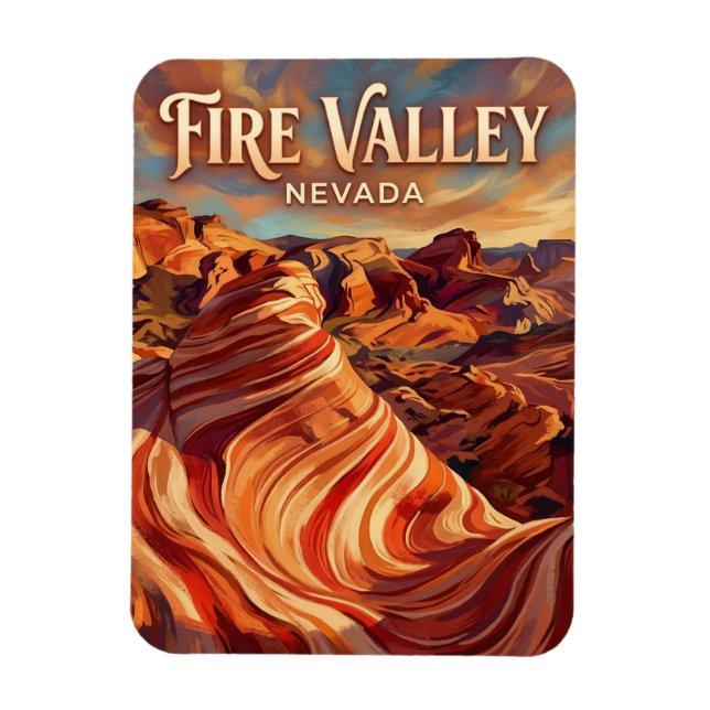 Magnet Flexible Valley of Fire Nevada (Vertical)