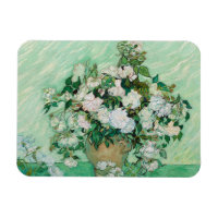 Van Gogh Vase avec roses roses Vintages Art Floral