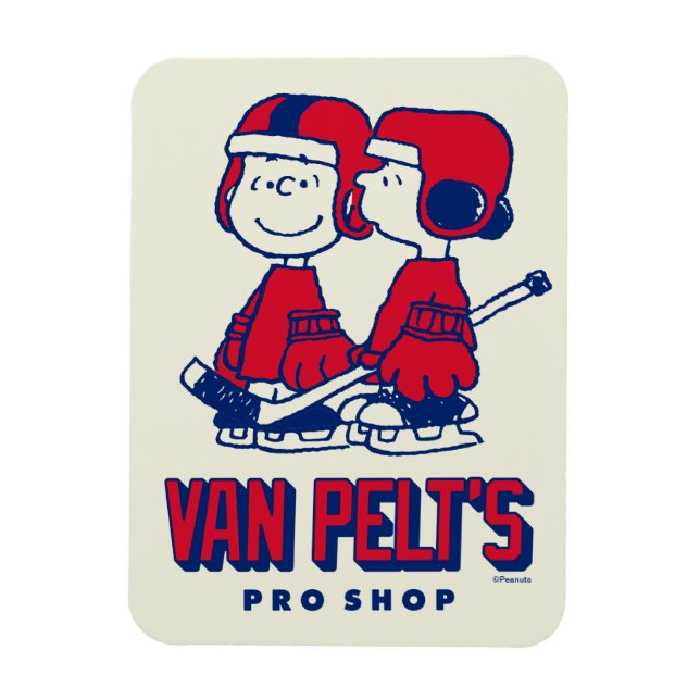 Magnet Flexible Van Pelt's Hockey Club Pro Motif (Vertical)