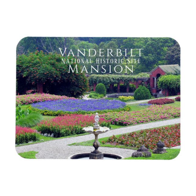 Magnet Flexible Vanderbilt Mansion Formal Gardens, Hyde Park, NY (Horizontal)