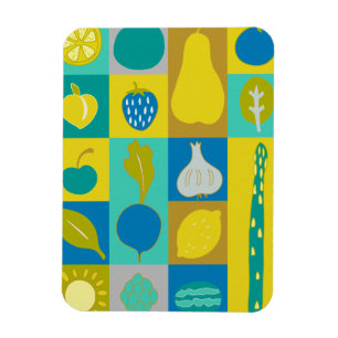 Magnet Flexible Veggie Blocks I