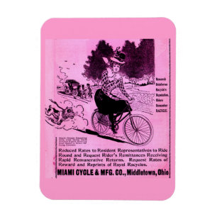 Magnet Flexible Vélo des années 1890 et Le Racycle