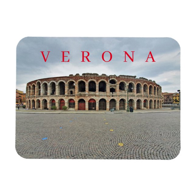 Magnet Flexible Vérone Arena vue aimant frigo (Horizontal)