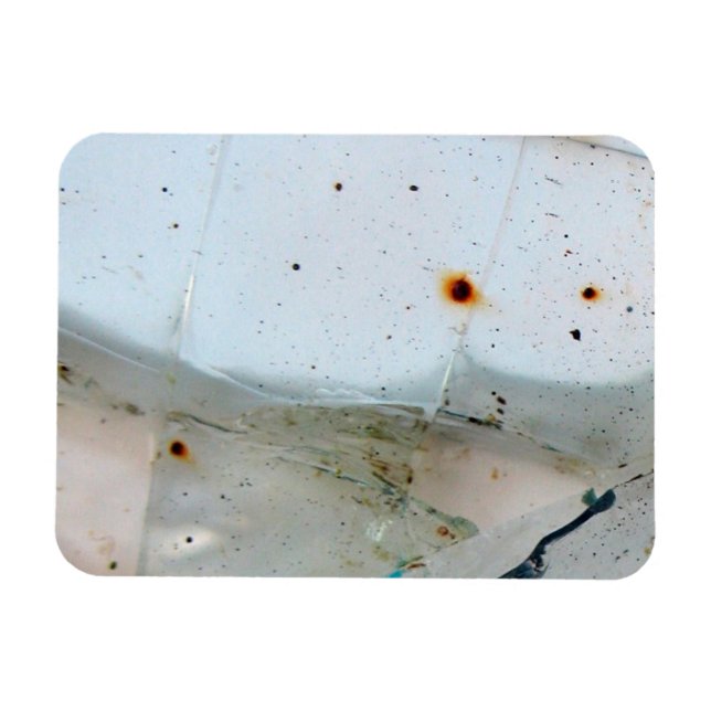 Magnet Flexible Verre fissuré et rouillé (Horizontal)