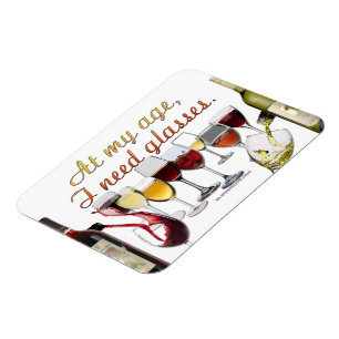 Magnet Flexible Verres à vin SlipperyJoe's jeu de mots coquin roug