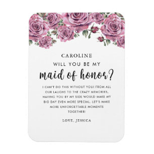 Magnet Flexible Veux-tu être ma demoiselle d'honneur ?