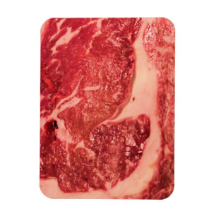 Magnet Flexible Viande Rouge Crue de Qualité Supérieure   Photo Ma
