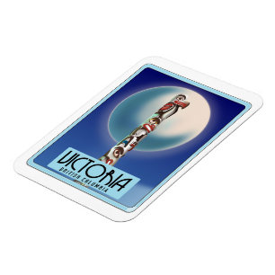 Magnet Flexible Victoria Colombie-Britannique Totem Pole.