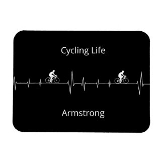 Magnet Flexible Vie cyclable, Heartbeat personnalisable