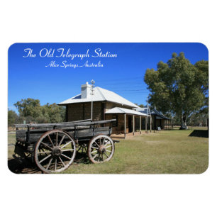 Magnet Flexible Vieille station de télégraphe, Alice Springs -