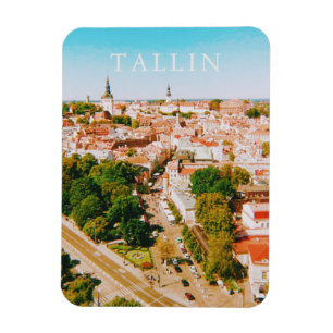 Magnet Flexible Vieille ville de Tallinn Estonie, Art urbain