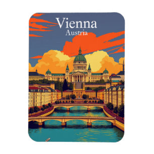 Magnet Flexible Vienne, Autriche Europe Travel