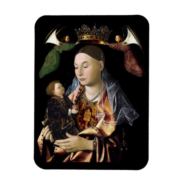 Magnet Flexible Vierge salée et enfant Christ (Vertical)