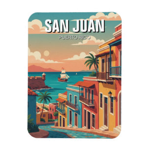 Magnet Flexible Vieux San Juan Porto Rico Voyage