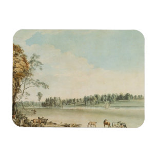 Magnet Flexible View Nord-Ouest de Wakefield Lodge à Whittlebury