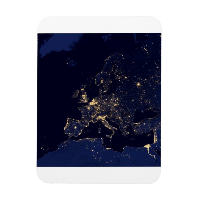 Magnet Flexible Ville Éclairante Dans Plusieurs Villes Européennes (Vertical)