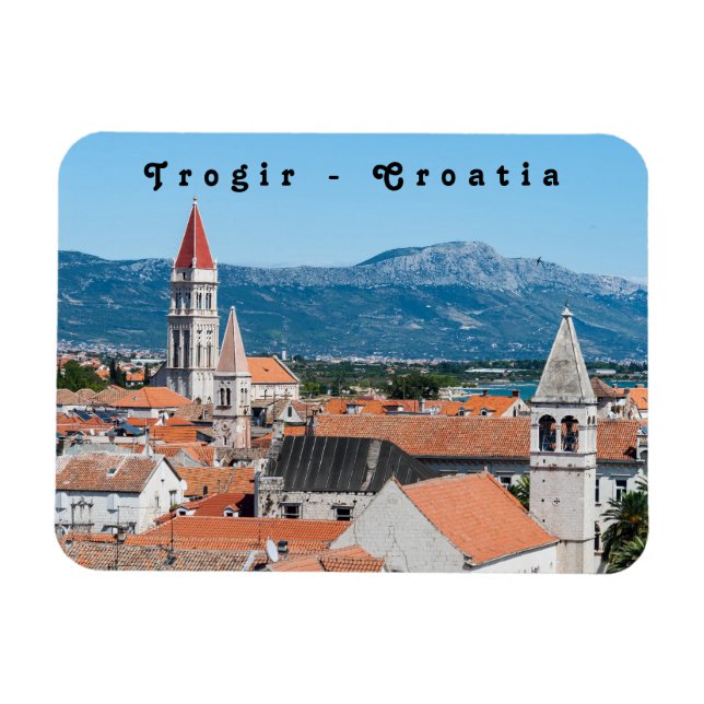 Magnet Flexible Ville historique de Trogir - Dalmatie, Croatie (Horizontal)