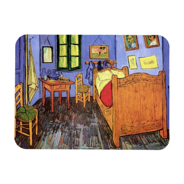 Magnet Flexible Vincent Van Gogh - Chambre À Arles Art (Horizontal)